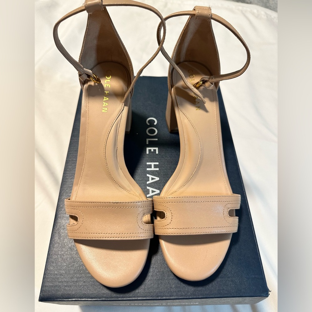 Cole Haan block heel sandals 6.5